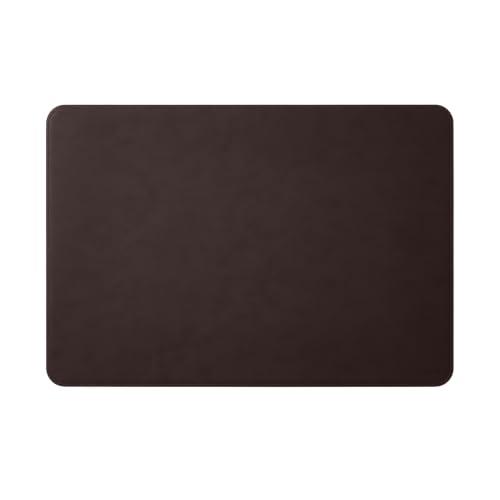 Eglooh – Herms – Sottomano Scrivania Pelle Design Arrotondato – Desk Pad Ufficio Elegante Antiscivolo in Cuoio – Accessori Ufficio Lusso Made in Italy