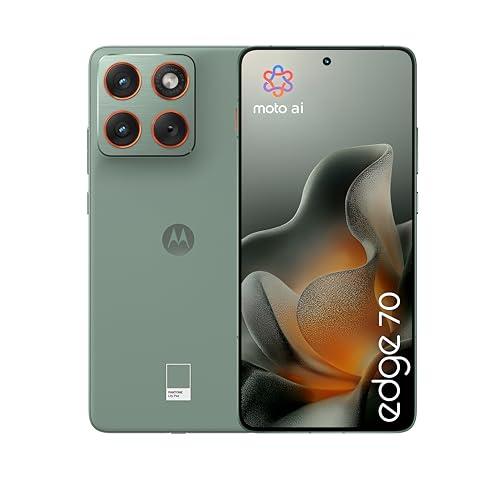 Motorola edge 70 con Moto AI (12/512GB, Tripla fotocamera da 50MP + flicker sensor, selfie 50MP, ultra sottile 5.99mm, 4800mAh Silicon-Carbon, Display 6.67