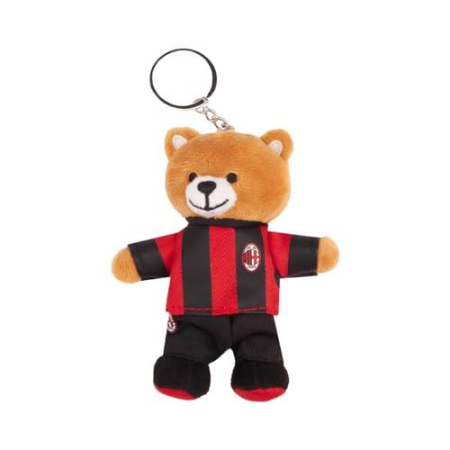 A.C. Milan Portachiavi con Peluche, Logo Ufficiale, Idea Regalo, Prodotto Ufficiale