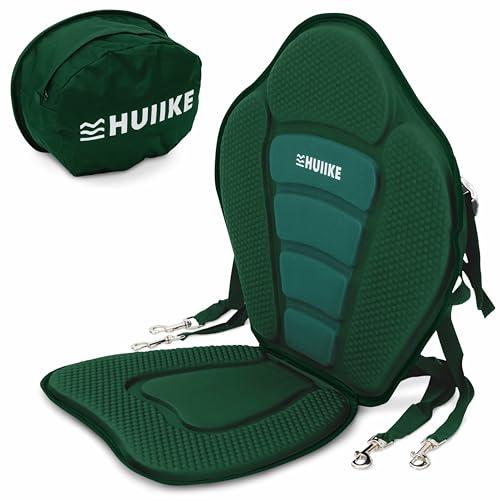 Sedile Sup con 4 Cinghie Regolabili - HUIIKE | Sedile per Sup Gonfiabile con Tasca Posteriore | Seggiolino Kayak, Seduta Tavola Gonfiabile | Sedia per Pesca | Accesori Stand Up Paddle, Kayak, Canoa
