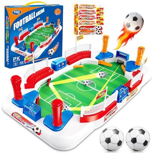 SACBRZZ Biliardino per Bambini, Mini Calcio Balilla per Due, Interattivo Biliardino, Calcetto Balilla Giochi Da Tavolo Da Casa Regalo Bambino per Bambini 4-10 Anni, Adulti, Feste Di Famiglia