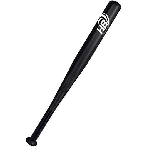 Vetrineinrete® Mazza da Baseball in Metallo Sport Mazze Softball 71 cm Impugnatura Antiscivolo 1Kg (Nero)