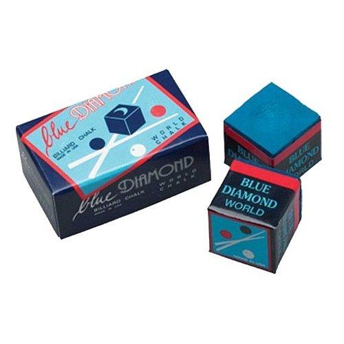 Longoni - Gesso per biliardo Blue Diamond, 2 pezzi