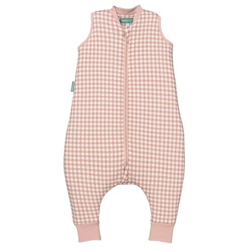 molis&co - Sacco Nanna con piedini - Sacco nanna invernale per Bambini - Sacchi Nanna 2.5 tog con piedini - 100% Cotone (Oeko-TEX 100) - Dusty Rose (2 anni)