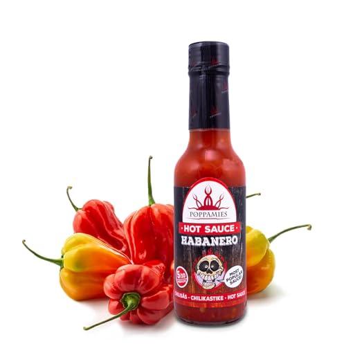 Poppamies Habanero Salsa piccante - Senza glutine, Senza lattosio, Vegano - Spezia: 5/10-150ml