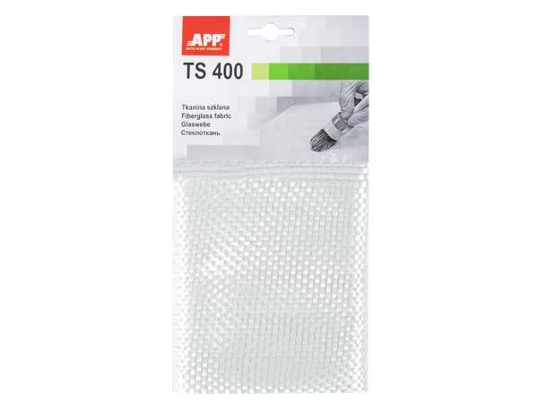 APP TS 400 - Tessuto in fibra di vetro | Peso: 400 g/m² | Superficie: 0,5 m² | Vetroresina ideale per riparazioni di carrozzeria auto con resina poliestere