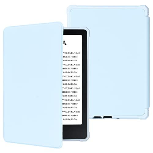 Custodia Kindle Paperwhite 6,8 Pollici Cover Kindle 6,8 Paperwhite 11 Generazione Cover Protettiva Sottile con Sveglia/Sonno Automatico-Si Adatta (Light Blue, 6.8 inch)