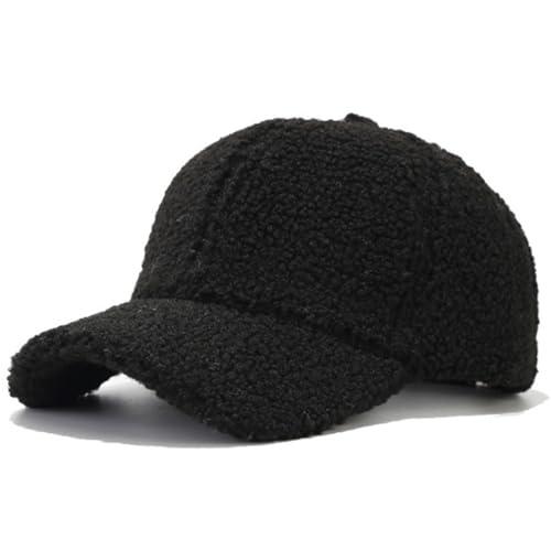 DURINM Baseball cap Winter Cappello Baseball Invernali Cappellino in Lana Berretto da Baseball Unisex Cappelli Invernali Cappelli per Circonferenza della Testa Cappellino con Visiera