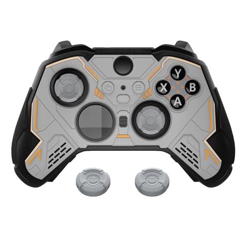 PlayVital Cover Skin per Xbox Elite Series 2 Core Controller, Custodia Silicone Antiscivolo Gommini per Xbox Elite Series 2 Joystick, Mecha Stellare, Grigio & Nero