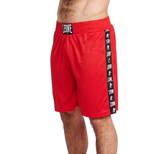 LEONE 1947 Boxeur Ambassador Pantaloncini da Boxe, Rosso, M