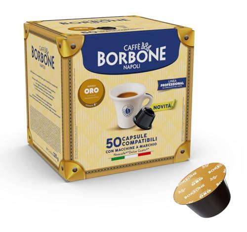Caffè Borbone Miscela Oro - 50 capsule - Compatibili con le Macchine Nescafè®* Dolce Gusto®*