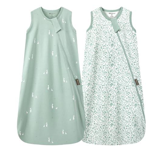 Mosebears 0.5 Tog Sacco Nanna in Cotone per Neonati, Estate - Per Bambini e Bambine,S(0-6 mesi)