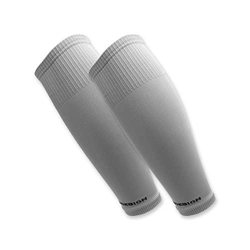 Tapedesign – “TUBES” 1 Paia Bianco Calze Calcio Senza Piede, Calzettoni Calcio Uomo Senza Piede, Calzettoni Tagliati Calcio, Calzini da Calcio Uomo Donna Bambini (Onesize), Calzettoni Calcio