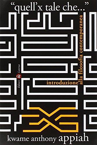 «Quell'x tale che...». Introduzione alla filosofia contemporanea
