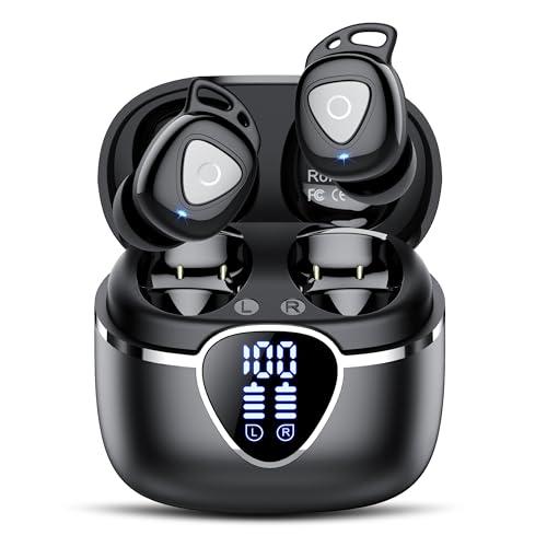 Cuffie Bluetooth, 2025 Auricolari Bluetooth 5.4 In Ear con 4 Mics ENC Cancellazione Rumore, 40 Ore Cuffie Wireless LED Display USB-C, IP7 Impermeabili, Touch Control Cuffie Senza Fili per iOS/Android