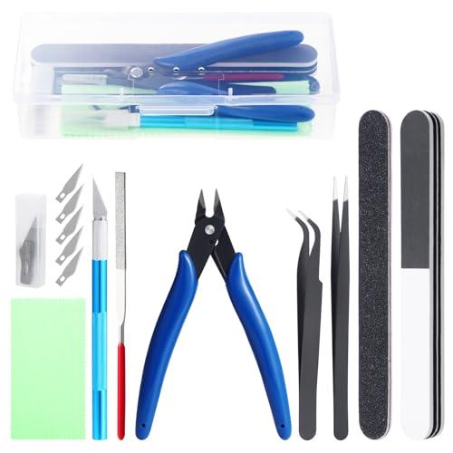 Habwea 9 PEZZI Set di strumenti per il modellismo, strumenti di base del modellatore di Gundam Strumenti di base del modellatore di Hobby