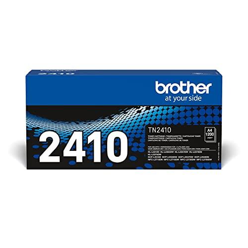 Brother TN2410 Toner Originale Capacità Standard, fino a 1200 Pagine, per Stampanti MFCL2710DW, MFCL2710DN, MFCL2730DW, MFCL2750DW, DCPL2510D, DCPL2550DN, HLL2350DW, HLL2370DN, HLL2375DW, Nero