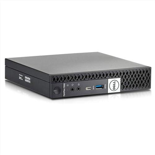 Dell Optiplex 7050 Tiny Mini PC i5-6th, RAM 16 GB, SSD 256 GB, Display Port, HDMI, Wi-Fi USB + Windows 11 Pro (Ricondizionato)