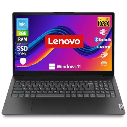 Lenovo - Notebook Pc Intel N100 4 Core fino a 3.4Ghz - Display 15,6