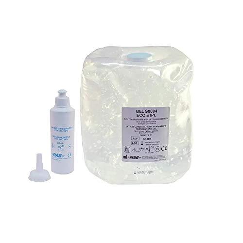 Gel conduttore trasparente Ecografia, Laser diodo, Luce Pulsata, Epilazione definitiva, Ultrasuoni litri 5,00##*-