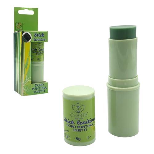 Stick 8g Dopopuntura Naturale - Sollievo Immediato da Prurito e Rossore per Punture di Zanzare, Vespe, Api, Zecche, Pulci, Meduse - Boraggine, Cera d'Api, Olio di Oliva