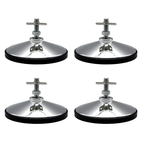 14 livellatori per gambe da calcio balilla, 15,2 cm, in metallo, ricambio per biliardino, biliardino e ping pong, altezza regolabile (4 pezzi)