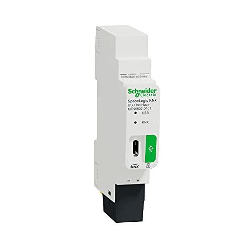 Schneider Electric - Interfaccia KNX/USB KNX Secure, Pulsante, Verde, Manuale
