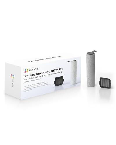 EZVIZ Rullo di spazzola e filtro HEPA di ricambio, progettato per aspirapolvere a secco umido senza fili RH2, adatto per spazzare pavimenti duri, strumento di pulizia a rullo, accessori di ricambio