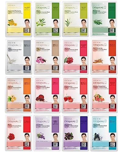 DERMAL Facial Mask Multi Pack