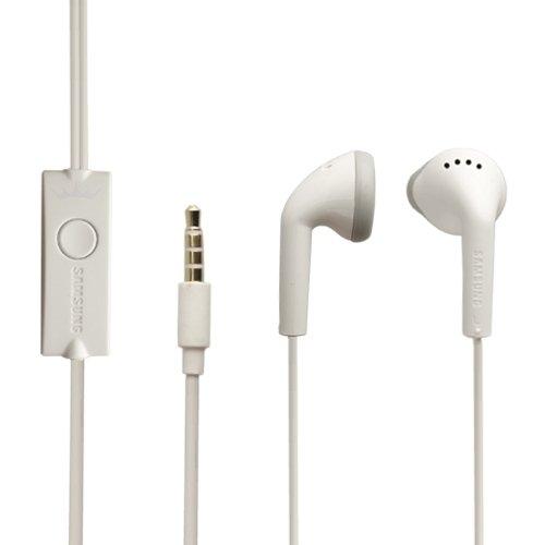 auricolare originale Samsung ehs61 in bianco auricolari modellati 3,5 mm spina Stereo Sound Bulk Confezione + GRATIS Schermo reinigungspad