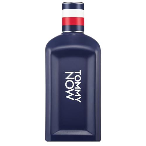 Tommy Hilfiger – Eau de Toilette TOMMY NOW 100 ml – Profumo Uomo – Fragranza Legnosa e Speziata– Note Agrumate – Flacone in Vetro Blu