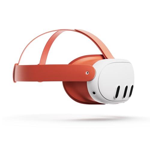 Maschera e cinturino per la testa per Meta Quest 3 (Blood Orange)