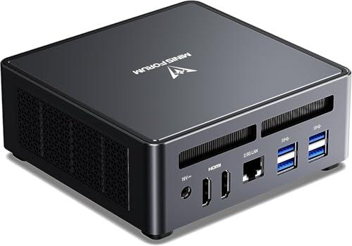 MINISFORUM Mini PC UM790 Pro,AMD Ryzen 9 7940HS 8 core 16 thread CPU 32 GB DDR5/1 TB PCIe4.0 SSD Mini Desktop,AMD Radeon 780M,connessione HDMI×2/USB4×2,WiFi,BT,USB3.2 × 4