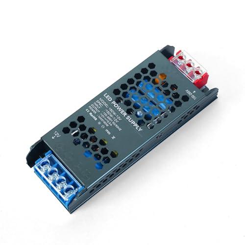 KSIBNW 12V Trasformatore LED 150W Alimentatore, 12V 12,5A Driver Extra Slim Interruttore Adattatore AC 220V a DC 12V Tensione Costante Power Supply Bassa Tensione per Striscia LED