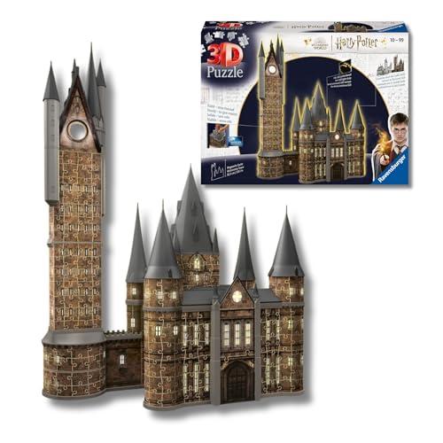 Ravensburger - Puzzle 3d Torre Astronomica Di Hogwarts LED | Puzzle 3d Bambini A Partire Dagli 10 Anni | Modellismo Da Costruire Bambini Di 626 Pezzi | Regalo Bambino 10 Anni E Più
