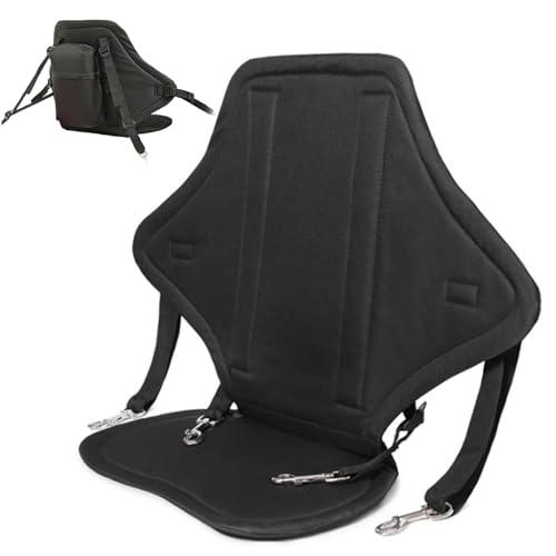 Weduspaty Sedile in Canoa, Sedile in Kayak con Supporto per Nylon a Supporto di Nylon/Canoa con Ganci a Scatto e deposito per Esterno