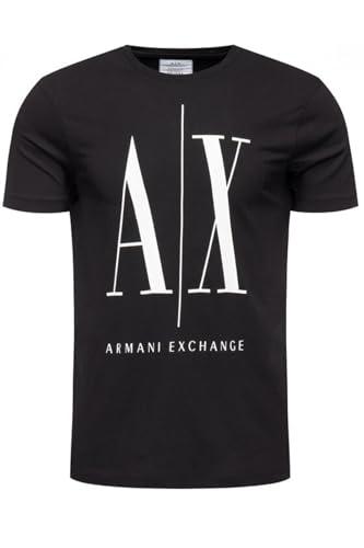 ARMANI EXCHANGE Logo Icon , T-Shirt, Uomo, Nero, M