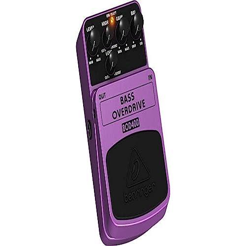 BEHRINGER BOD400 BASS OVERDRIVE PEDALE EFFETTO OVERDRIVE SUSTAINER PER BASSO ELETTRICO