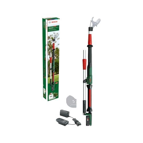 Bosch Cesoia a Batteria Advancedprune 18V-45, per Tagliare Senza Fatica Rami Fino a 45 mm, Sistema a 18 Volt, Fino a 600 Tagli, con Batteria, Caricabatteria e Asta di Prolunga