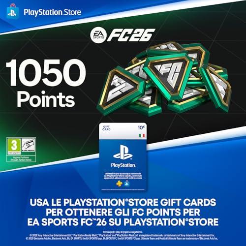 PlayStation Store Gift Card for FC 26 Ultimate Team - 1050 FC Points - PS4/PS5 Download Code - IT Account