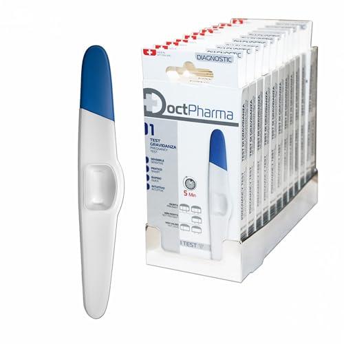 Doctpharma Test di Gravidanza Ultrasensibile Rapido, Pregnancy Test, Rilevamento Precoce Gravidanza, 1 pezzo