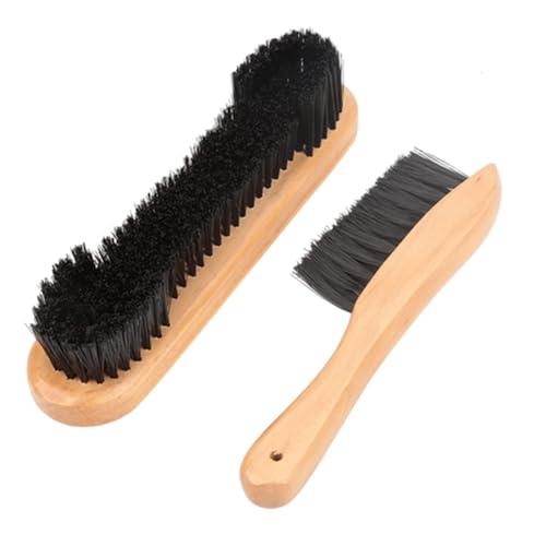 Kit di pulizia per tavolo da biliardo, Spazzola per pulizia tavolo da biliardo, spazzola in puro legno massiccio e setole in nylon, Accessori per biliardo, Attrezzatura per tavolo da biliardo