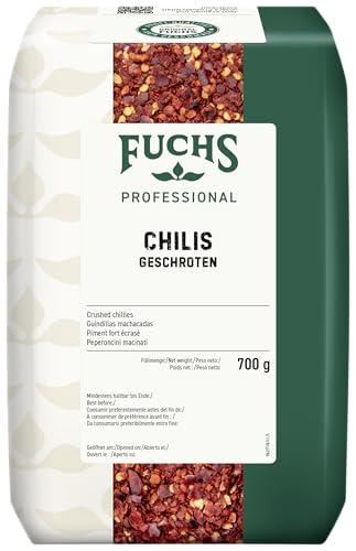 Fuchs Professional - Peperoncini macinati | Dona al chili con carne la giusta piccantezza | Qualità professionale per consumatori sfusi | 0,7 kg in un sacchetto riciclabile