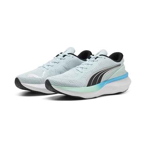 PUMA Scarpe da Corsa Unisex Scend PRO 2, Sea Glass PUMA Black PUMA Silver Mint Melt Speed Blue, 45 EU