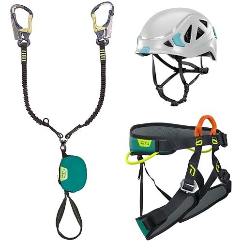 Climbing Technology Via Ferrata-Kit Top Shell S-M, Unisex Adulto, Verde