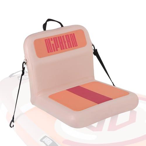 Niphean Sedile SUP Gonfiabile con Supporto Posteriore, Sedile per Sup Robusto per Tavole Gonfiabili, Canoa, Barca, Kayak, Adulti e Bambini, Non Sono Necessarie Cinghie, Semplice Confortevole