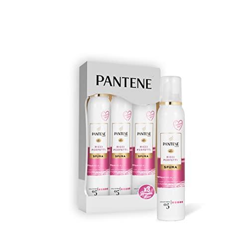 Pantene Pro-V Spuma Ricci Perfetti, Nutriente E Termoprotettiva, Con Olio Di Cocco, Ricci Definiti E Lucenti Per Tutto Il Giorno, Maxi Formato Da 3 x 200ml