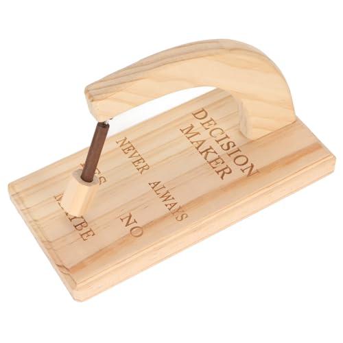 Decision Maker Magnetico in Legno Innovativo Selettore Oscillante Risposta Rapida Sì No Forse per L'arredamento 'home Office