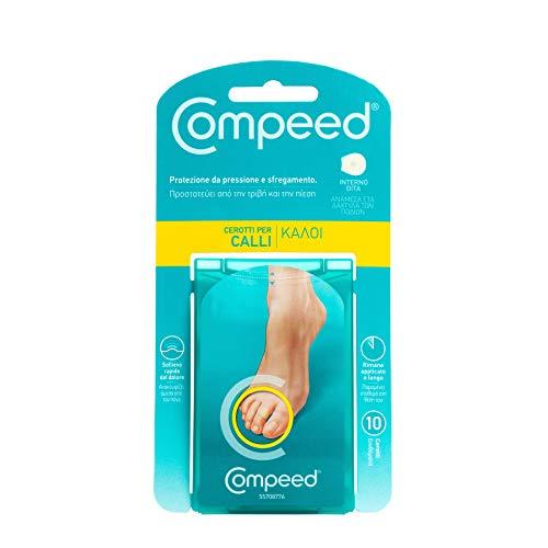 Compeed Cerotti Callifughi per Calli, Ideali per Interno Dita, Lunga Durata, 10 Unità