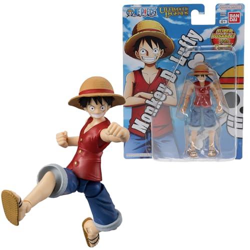 Bandai - Ultimate Legends HD - Figurina One Piece 12 cm - Monkey D. Ruffy (Luffy) - Licenza ufficiale One Piece - Figurina articolata Ruffy - Giocattolo per bambini 4 anni e + - VE91031